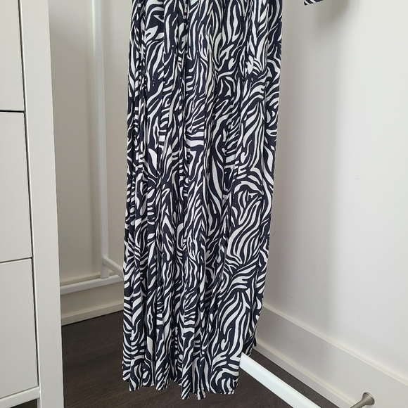 ZARA Belted Animal Print Dress - Picture 8 of 8